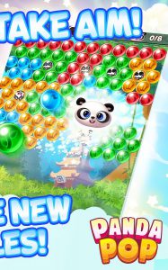 ساعد صغير الباندا بالعودة إلى أمه مع لعبة Panda Pop