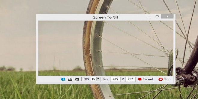 تسجيل الشاشة على شكل صورة متحركة مع برنامج ScreenToGif