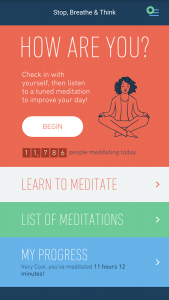 حافظ على لياقة عقلك مع تطبيق Stop Breathe & Think: Meditate
