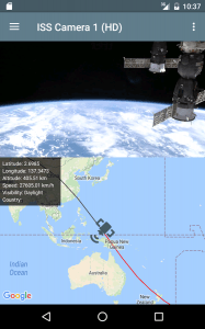 تطبيق ISS Live - HD Earth viewing لمشاهدة الأرض من محطة الفضاء الدولية