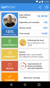 تطبيق QuitNow سيساعدك للتوقف عن التدخين بأسلوب مميز
