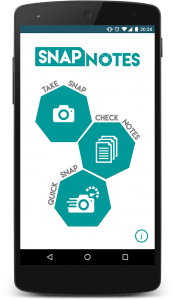 تطبيق SnapNotes هو تطبيق مهم ومفيد للغاية لكل طالب