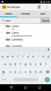 تطبيق Der Die Das لتحديد جنس الأسماء في اللغة الألمانية
