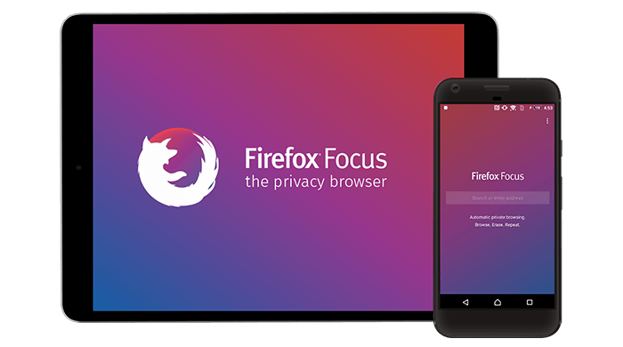 متصفح الإنترنت Firefox Focus لتصفح سريع دون تتبع
