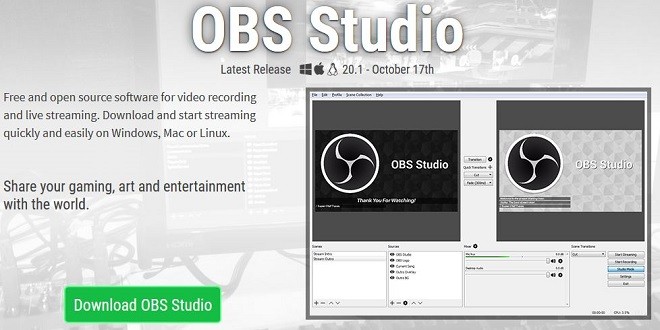 برنامج OBS Studio متخصص بالبث المباشر من حاسبك